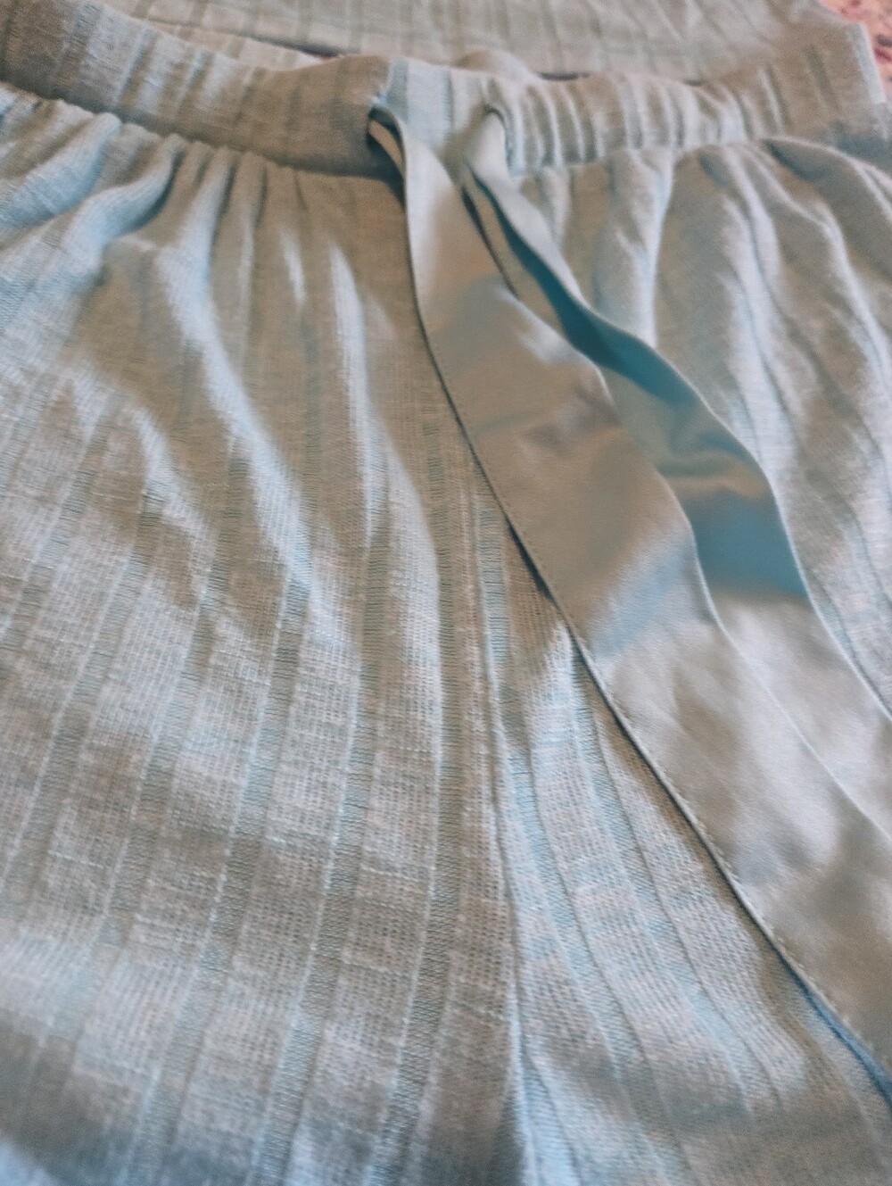 Womens Ribbed Lightweight Pj Set - Picture 4 of 5